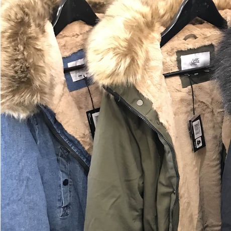 Sixth June/FUR モッズコート  KHAKI