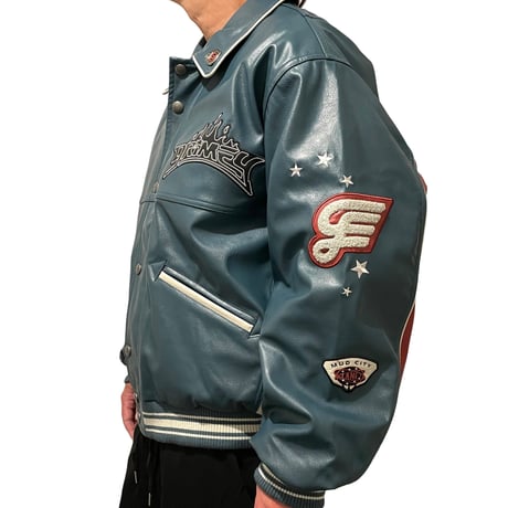 GRMY/DEEPER PU LEATHER JACKET