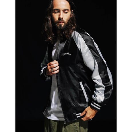 SAINT PAIN/Satin Souvenir Jacket