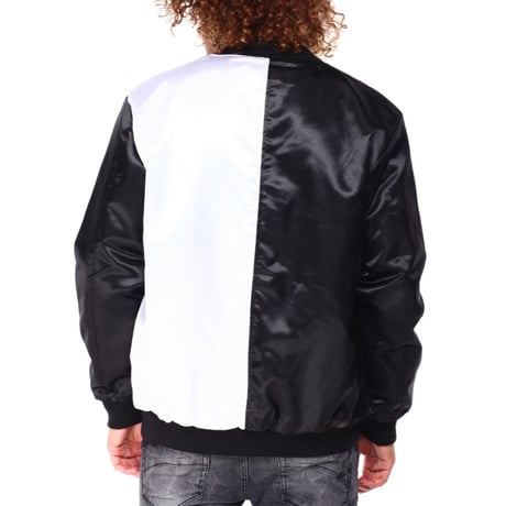Reason Clothing Newyork /SCARFACE Satin Bomber Jacket