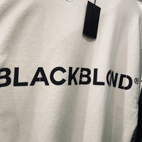BLACK BLOND/BB logo smile   Sweatshirt  "IVORY"