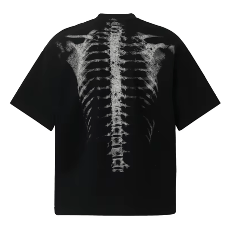 By The R/ Bone  thermal Tee "CREAM/ BLACK"
