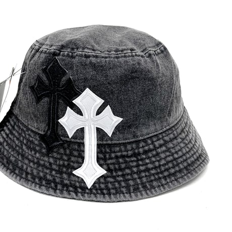 Mismatch NYC/ Cross custom denim Hat