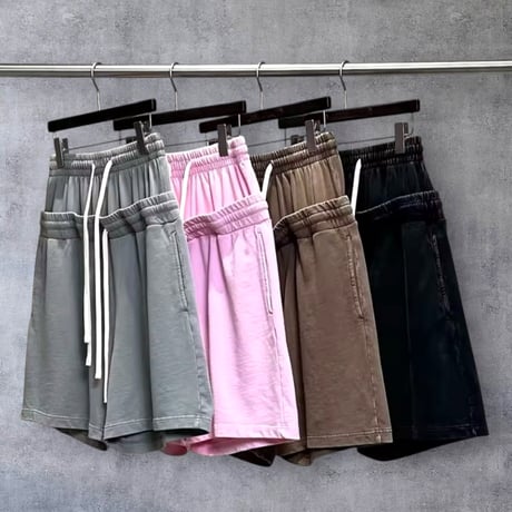 Mismatch NYC/Wwaist Washed Shorts  "Vintage Gray"