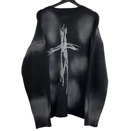Mismatch NYC/ HandPaint Cross knit