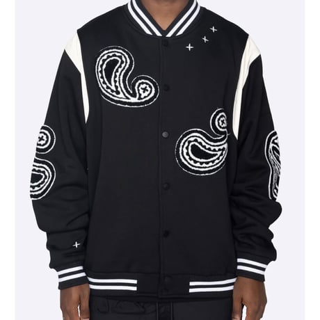 EPTM/PAISLEY VERSITY Jacket ”BLACK"