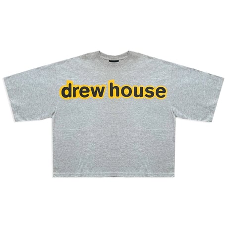 Drew House/Logo Boxy Tee GRAY