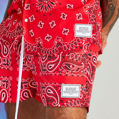 BOOHOO × Migos /BANDANA Set Up  RED
