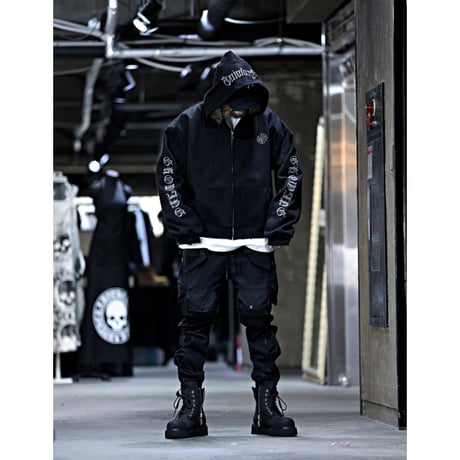 ByTheR/ Suede Short Zip Hoodie