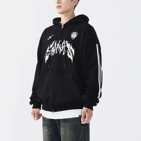 SAINT PAIN/ Line Zip hoodie