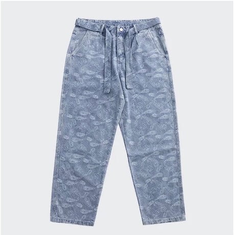 WOSS.official/ BANDANA denim pants