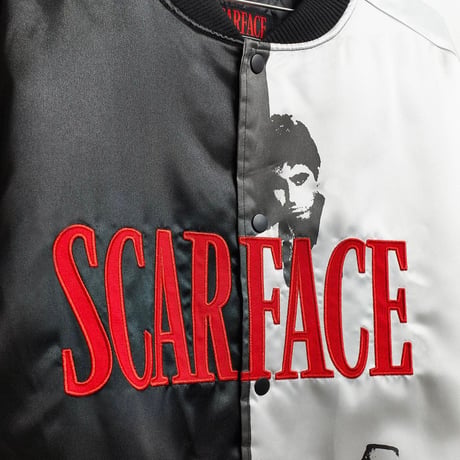 Reason Clothing Newyork /SCARFACE Satin Bomber Jacket