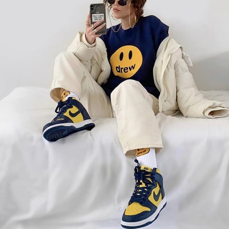 Drew House/Mascot Socks WHITE