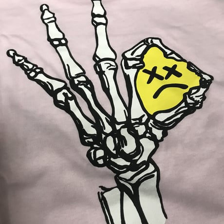 Lil Pump official merch/Unhappy Smile LongSleeve TEE PINK