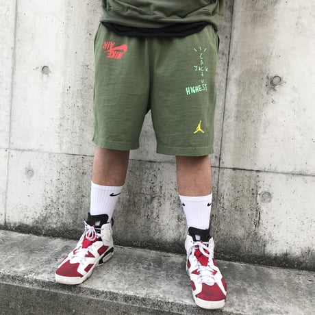 Nike × Travis Scott /Cactus Jack JORDAN Shorts "OLIVE"