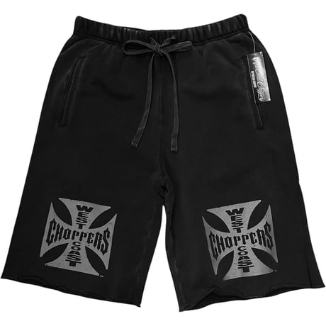 West Coast Choppers/ Logo Shorts"Vintage BLACK"