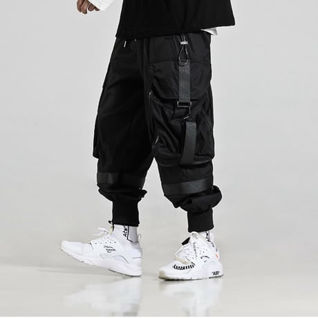 WOSS.official/Belt Cargo Pants BLACK