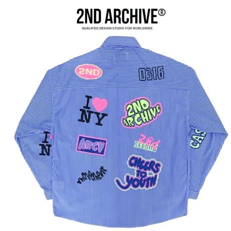 2nd archive/ I♡NY Graffiti Oversize Shirts