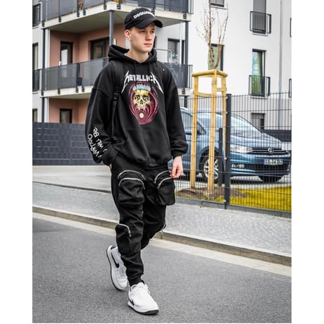 URKOOL/CARGO Pants V5ーBLACK