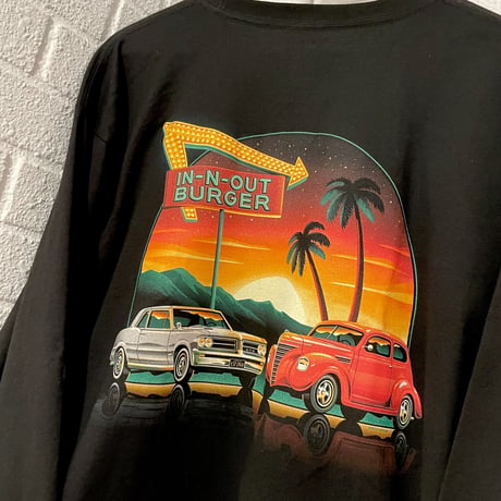 In Out Burger/Vintage Car Long sleeve