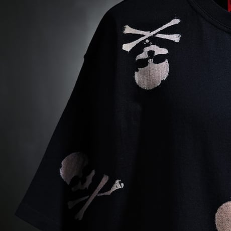 By The R/ Skull Cotton Tshirts BLACK