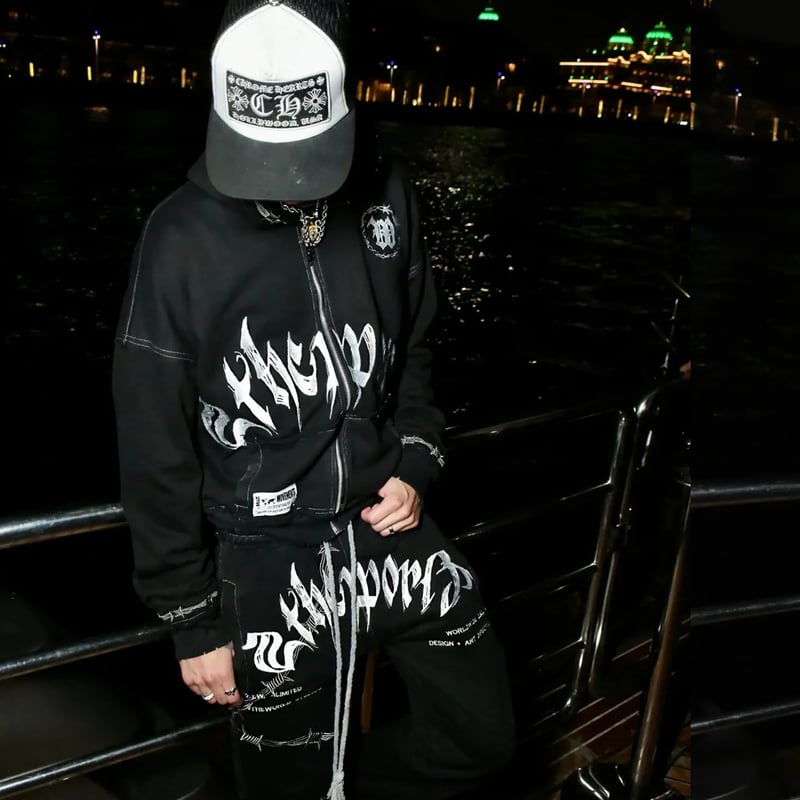 2TW®︎ / Chrome Zip Hoodie (SET UP) | BINGOSTAR