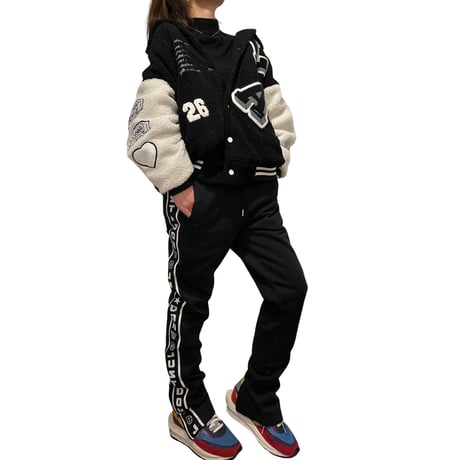 WOSS.official/BOA Varcity JACKET  BLACK