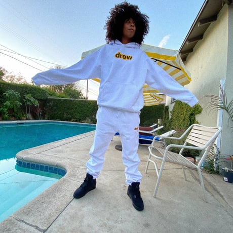 Drew House/LOGO  Hoodie  WHITE