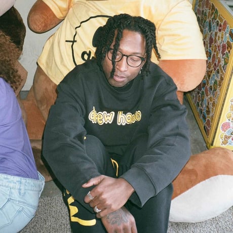 Drew House/LOGO Crewneck Sweatshirts "BLACK"