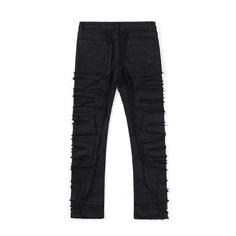Mismatch NYC/ Fringe Black Denim