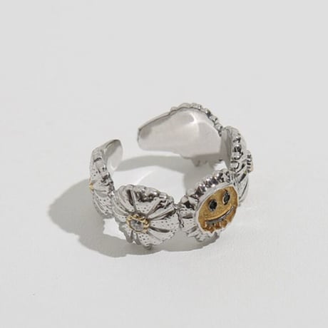 MISTER CHILD/SMILE  RING (DIAMOND,18K,925 SILVER)