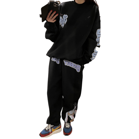 Deadly Doll/"So Bad " Sweat Pants (SET UP)