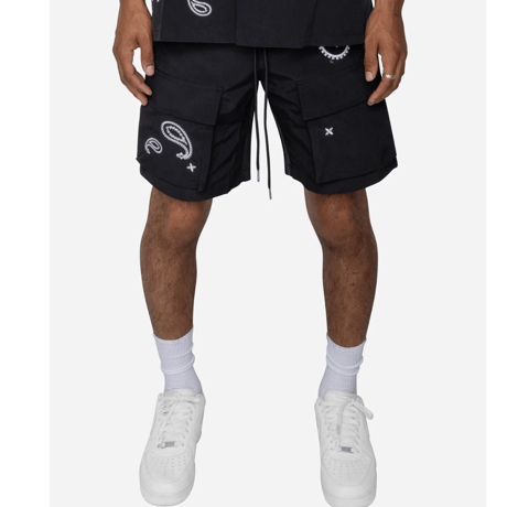 EPTM/Paisley SHORTS "BLACK"  (SET UP)