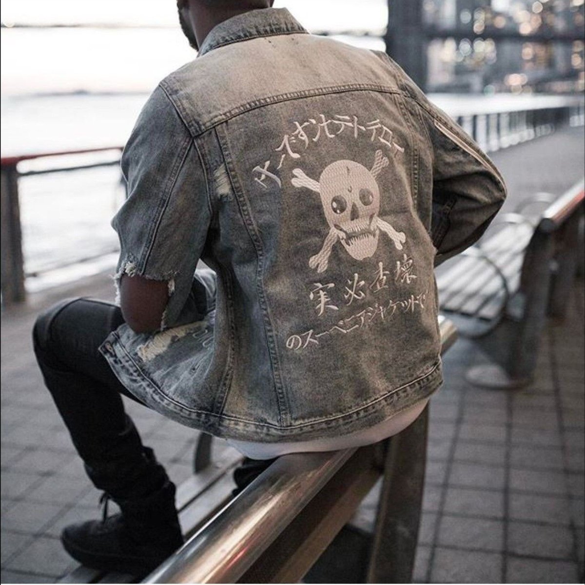 reves 注文 paris スカジャン L reves paris スカジャン L - CHRISTIAN