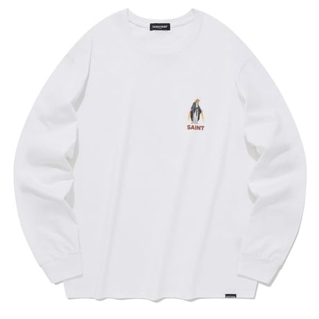 SAINT PAIN/MARY LongSleeve Tee WHITE