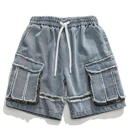 Mismatch NYC/Denim Pocket Shorts