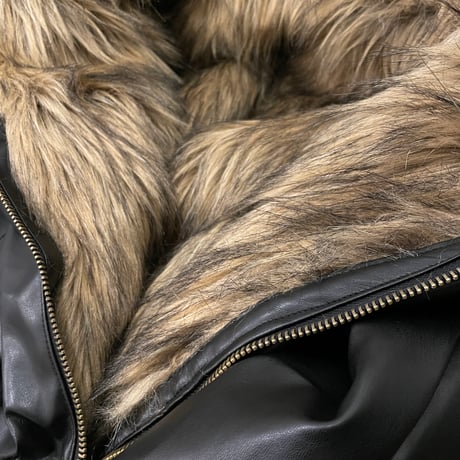 Mismatch NYC/Reversible Short Fur Jacket