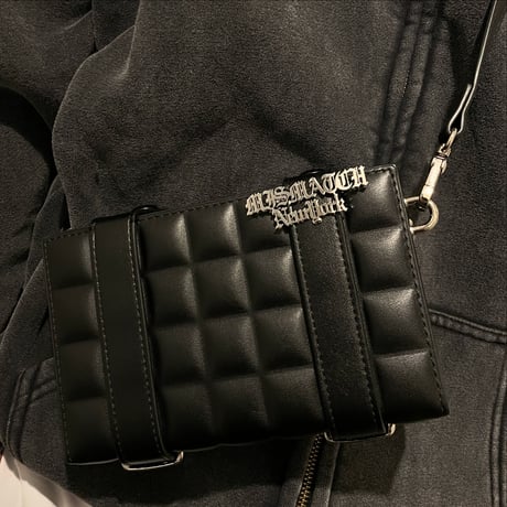 Mismatch NYC/Real Leather Quilting Sholder Bag