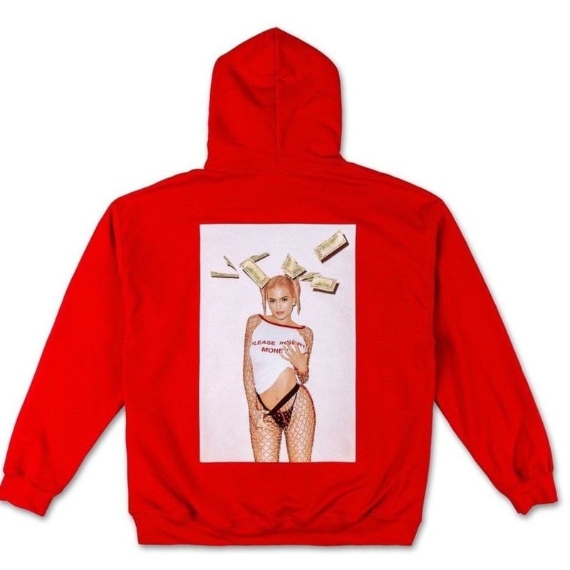 入手困難 kylie jenner カイリー パーカー フーディー Kylie jenner/official Hoodie RED | BINGOSTAR ・