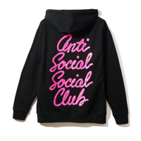 Anti Social Social Club/OPTIONS フーディー   BLACK× PINK