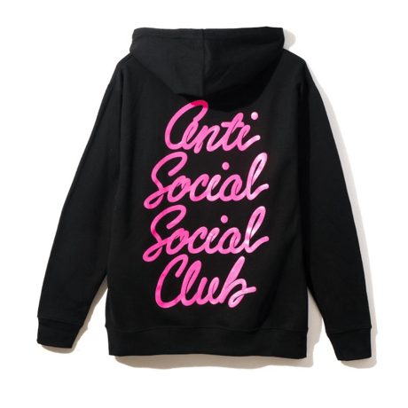 Anti Social Social Club/OPTIONS フーディー   BLACK× PINK