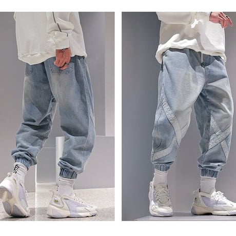 WOSS.official/Cross サルエルデニム  Blue