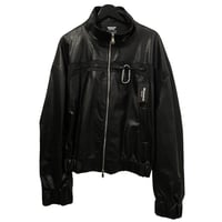 Mismatch NYC/Zip Leather Short Jacket