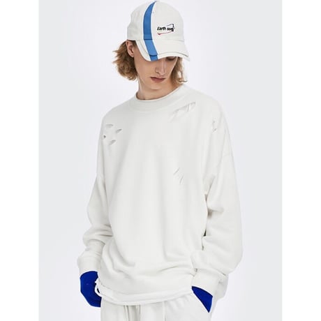 WOSS.official/layered Tee  Crewneck
