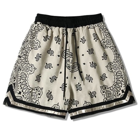 Mismatch NYC/BANDANA Shorts  CREAM