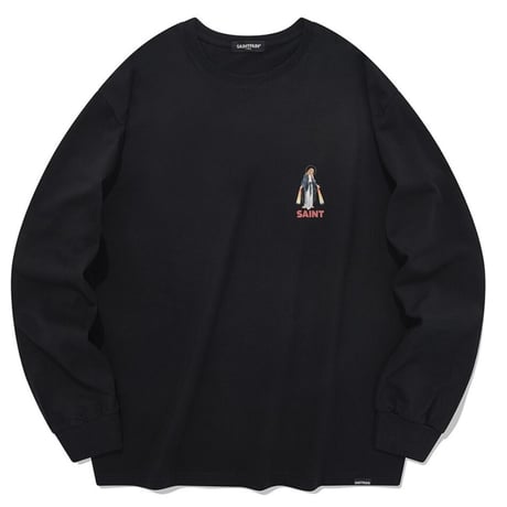 SAINT PAIN/MARY LongSleeve Tee BLACK
