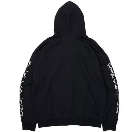 BLACK BLOND/BB logo Zipup Hoodie