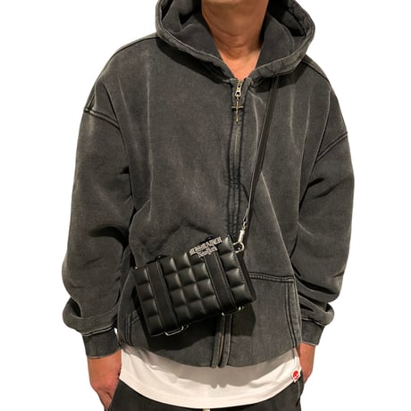 Mismatch NYC/Real Leather Quilting Sholder Bag