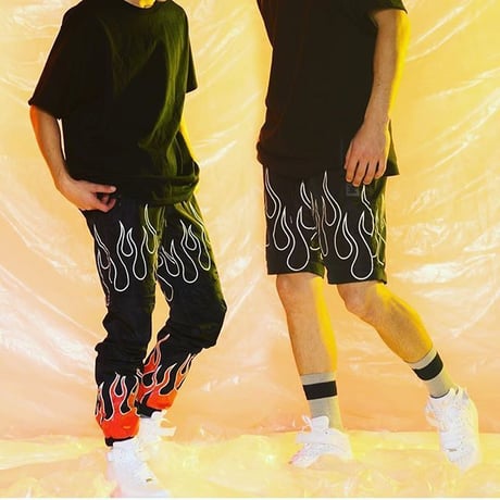 EPTM/2WAY Black Flame Pants