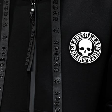 By The R/ Logo bonding  Zip Hoodie (SET UP)
